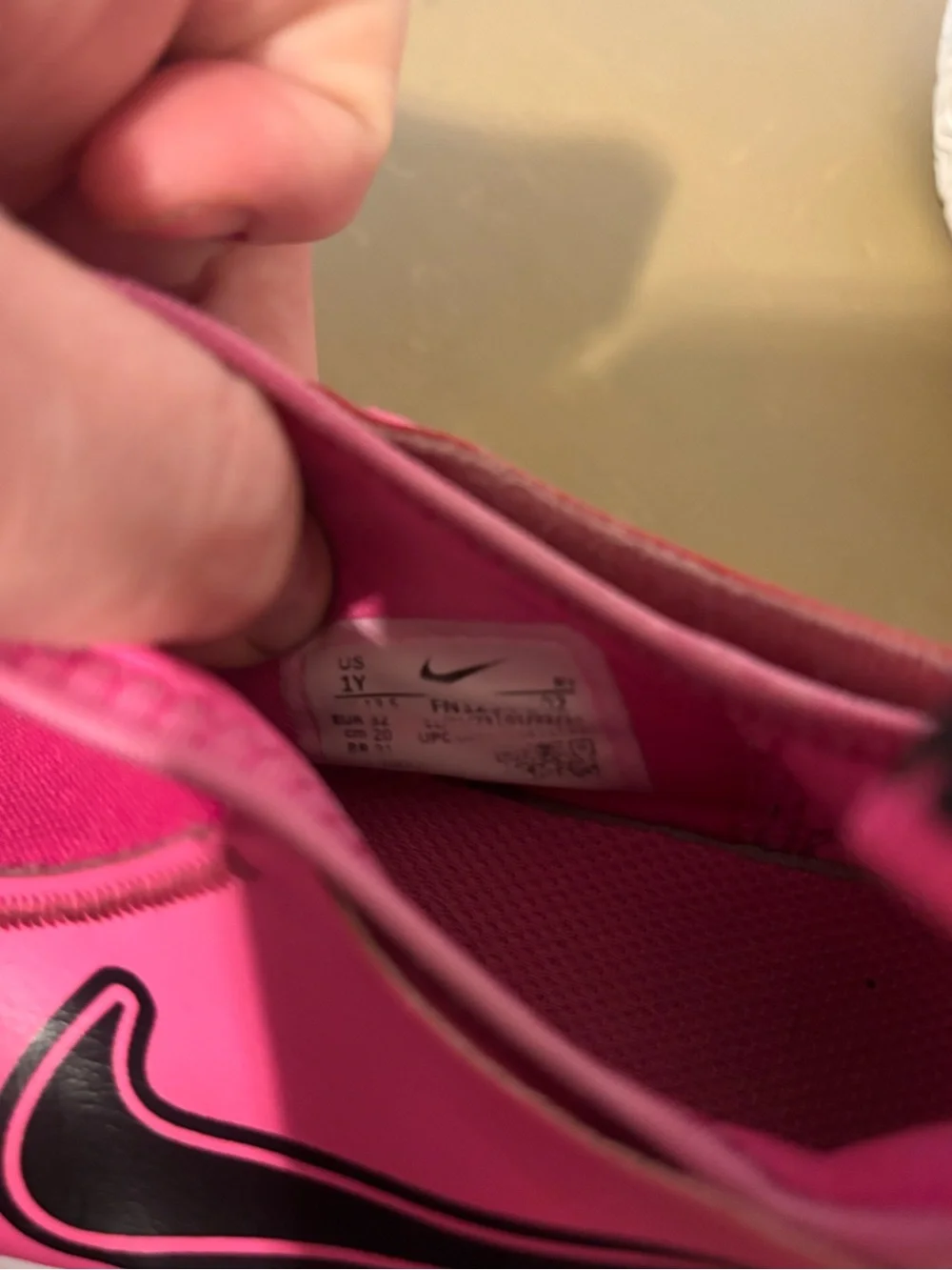Nike Kids Slip-On Sneakers in Bright Pink